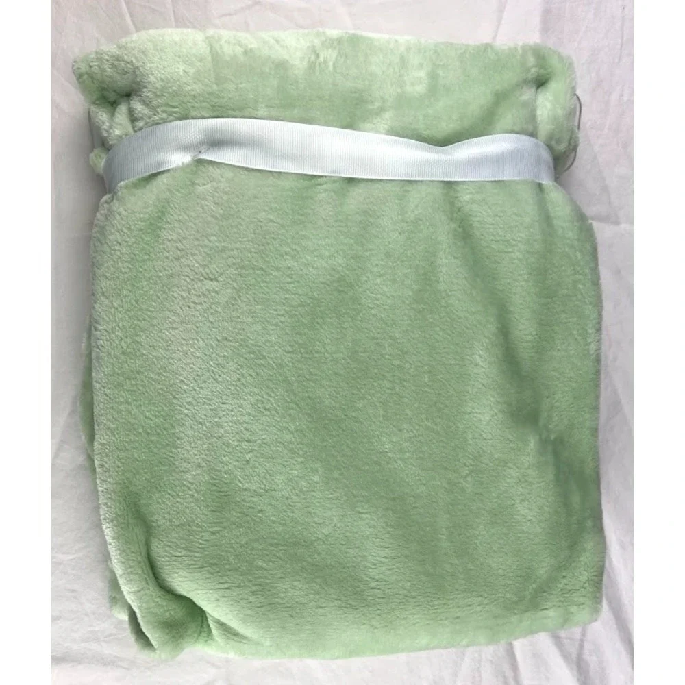 Baby Elements Green Dinosaur Blanket‎ Fleece Soft Boy Lovey NWT